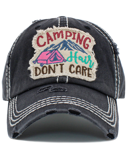 Camping Hair Don't Care Hat