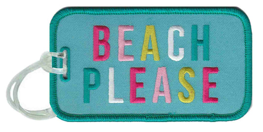 "Beach Please" Luggage Tags